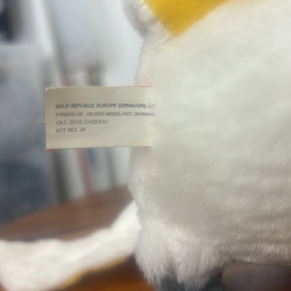 Wild Republic Cuddlekins mini Sulphur Crested Cockatoo stuffed animal - Picture 8 of 11